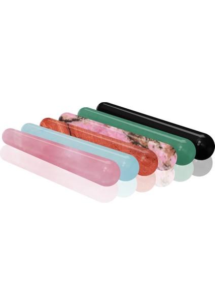 Beyaz Yeşim Sopa Dropshipping Gül Kuvars Masaj Sopa Obsidyen Yoni Değnek Yüz Masajı Için Kegel Egzersiz Doğal Yeşim Taş Guasha Masajı (Yurt Dışından) modelleri