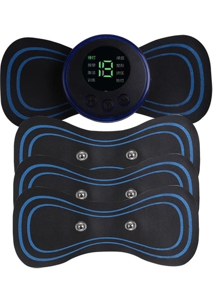 1 Takım ve 3 Adet Taşınabilir Ems Servikal Omurga Masaj Çıkartmaları Mini Elektrikli Boyun Stimülatörü Çıkartmalar Fizyoterapi Enstrüman Sağlık (Yurt Dışından)
