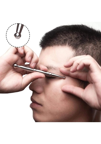 A3 Paslanmaz Çelik Yüz Akupunktur Masaj Kalemi Güzellik Bar Manuel Derin Doku Masaj Aracı Yüz Cilt Bakımı Için Tam Vücut Rahatlatıcı (Yurt Dışından) fırsatları