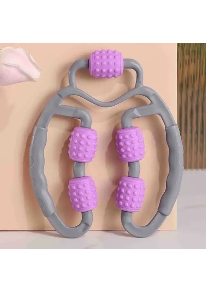 Mor U Şekli Tetik Noktası Masaj Silindiri Kol Bacak Boyun Kas Dokusu Için Fitness Salonu Yoga Pilates Spor Sağlık ve Güzellik (Yurt Dışından)
