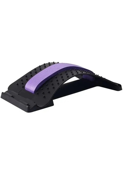 Siyah Mor Geri Germe Cihazı Sırt Masajı Bel Desteği Kas Rölyef Aracı Fitness Masajı Için (Yurt Dışından)