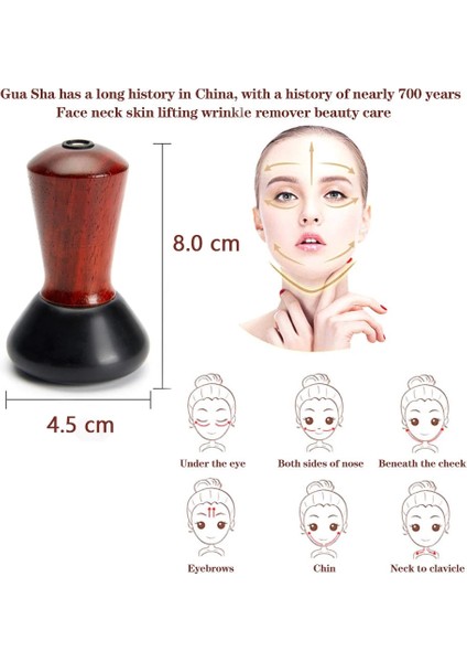 S-Au Fiş Volkanik Sıcak Taş Masajı Gua Sha Doğal Sıcak Taş Iğne Sırt Boyun Yüz Masajı Spa Bakımı Kasları Rahatla Cilt Kırışıklıkları Gidermek (Yurt Dışından)