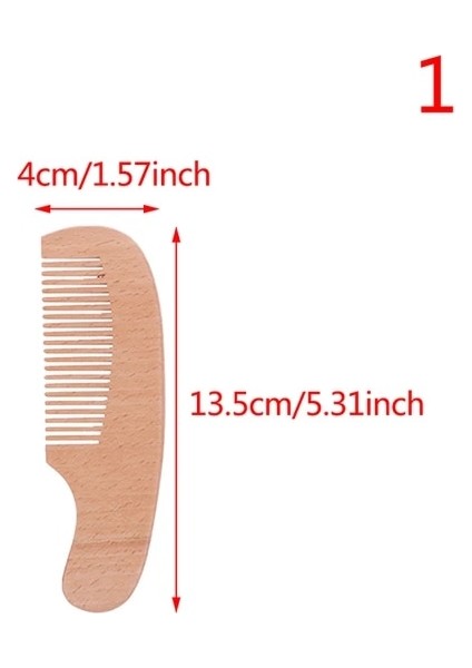 Meridyen Masaj Tarağı Beş Diş Kulpsuz Ahşap Nokta Akupunktur Başlığı Tarak Geniş Diş Sandal Ağacı Tarak Masaj Başlığı (Yurt Dışından)