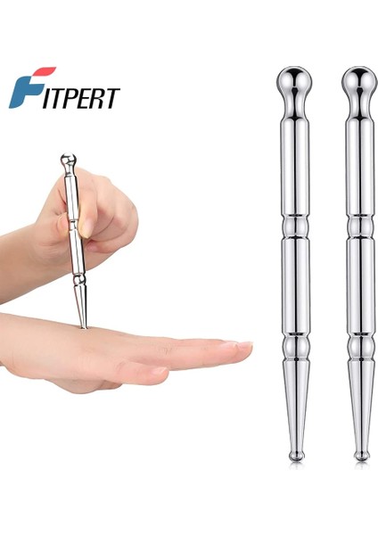 2 Adet-Set Masaj 2 Adet Akupunktur Kalemi, Paslanmaz Çelik Derin Doku Masaj Aracı Manuel Masaj Kalemi Yüz Refleksoloji Masaj Aracı Geri Çekilebilir (Yurt Dışından) indirimleri