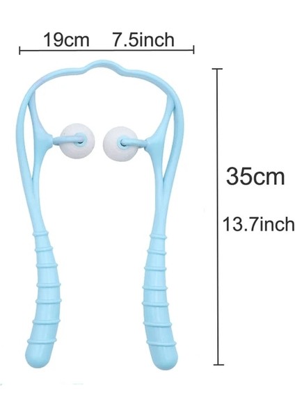 Stil C - Mavi Yeni Plastik Basınç Noktası Terapisi Boyun Massageador Massagem Rahatlatmak El Silindir Boyun Masajı Boyun Omuz Tetik Noktası Için (Yurt Dışından) fiyatları