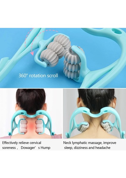 Stil C - Mavi Yeni Plastik Basınç Noktası Terapisi Boyun Massageador Massagem Rahatlatmak El Silindir Boyun Masajı Boyun Omuz Tetik Noktası Için (Yurt Dışından) fırsatları