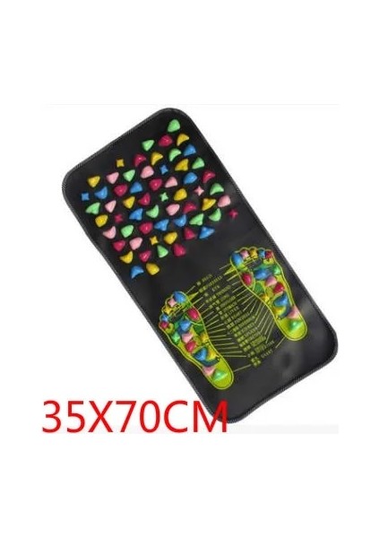 70X35 cm Hanrıver Ev Rahat Masaj Minderi Çakıl Yol Masaj Matı Mat (Yurt Dışından)