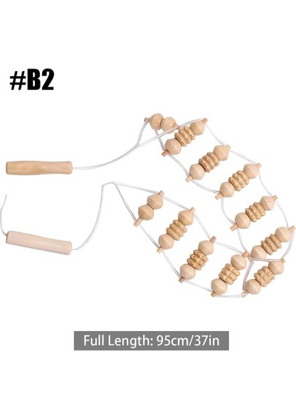 B2 Ahşap Sırt Masajı Rulo Halat Lenfatik Drenaj Masajı Ahşap Terapi Aracı Taşınabilir El Haddeleme Boyun Omuz Gevşeme (Yurt Dışından) fiyatları