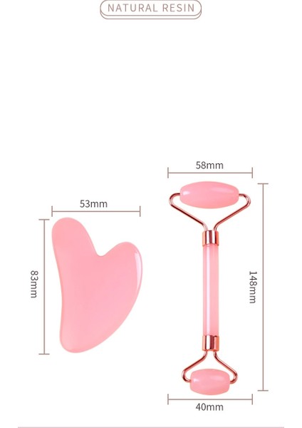 Pembe Reçine Kurulu Gua Sha Kazıma Masaj Kazıyıcı Kalp Şekli Spa Masaj Tahtası Yüz Kazıma Yüz Masajı Boyun Sırt Için Guasha Kazıma (Yurt Dışından)