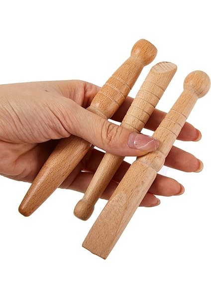 1 Adet/3 Adet Orijinal Ahşap Ayak Vücut Masaj Sopası Kas Ağrısını Hafifletmek Rahatlatıcı Aracı Ayak Refleksoloji Masajı (Yurt Dışından)