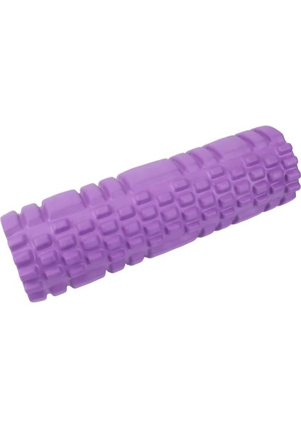 Mor 1 Adet 30 cm İçi Boş Kalp Köpük Rulo Yoga Egzersiz Sırt Kas Masajı Silindiri (Yurt Dışından)