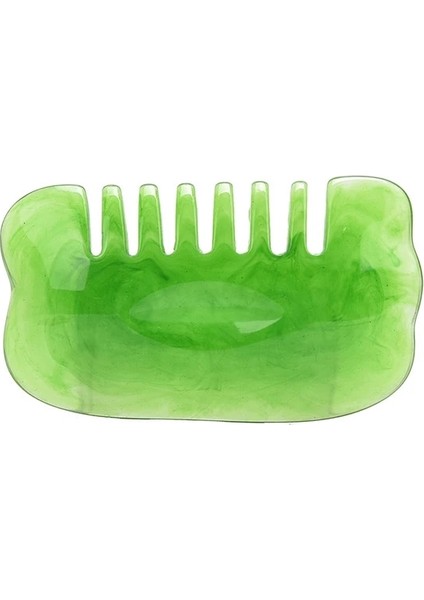 1 Adet Reçine Meridyen Masaj Tarak Baş Yüz Boyun Akupunktur Terapi Kazıyıcı Saç Derisi Gevşeme Geniş Diş Masajı (Yurt Dışından)