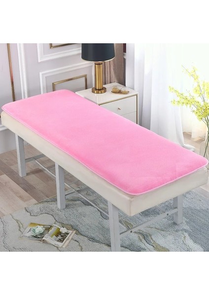 Gri Ince Deliksiz Kare 180CM70CM Delikli Masaj Masası Yatağı, Güzellik Salonu Pedi, Kaymaz Yastık, Kuzu Kadife Kalınlaşma (Yurt Dışından)
