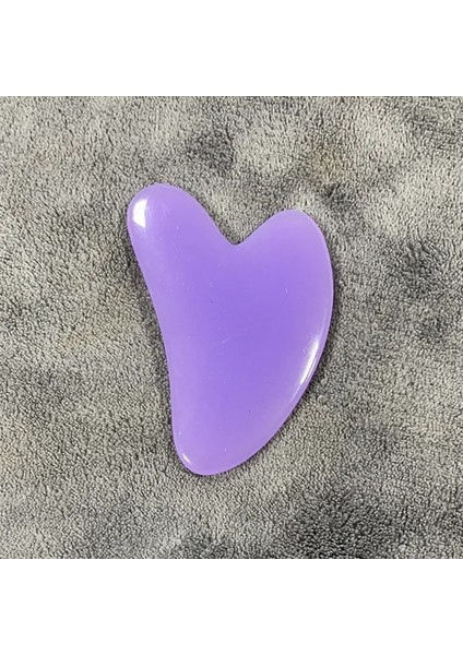 Balmumu Mor Gua Sha Kazıyıcı Tahta Masaj Doğal Reçine Yeşim Taşı Guasha Yüz Cilt Bakımı Güzellik Spa Masaj Aracı Yüz Boyun Cilt Vücut (Yurt Dışından)