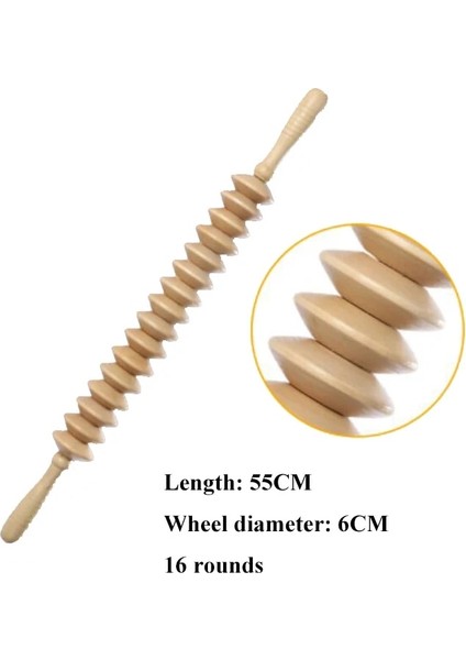 16 Tur Meridyen Çubuk Vücut Masajı Rulosu Belini Dövdü Sırt Masajı Boyun Bacak Ahşap Masajı Tam Vücut Masajı Sopa (Yurt Dışından) indirimleri