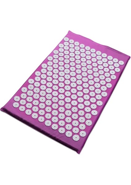 Mor Mat Sadece 62*38 cm Masaj Minderi Masaj Mat Akupunktur Geri Vücut Ağrısını Rahatlatmak Spike Mat Akupunktur Yoga Mat/yastık (Yurt Dışından)