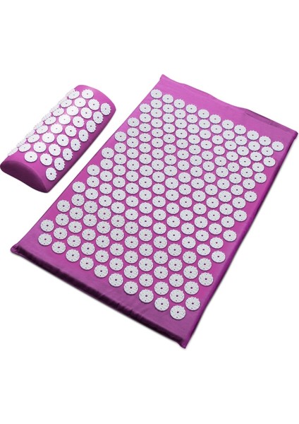 Mor Mat Sadece 62*38 cm Masaj Minderi Masaj Mat Akupunktur Geri Vücut Ağrısını Rahatlatmak Spike Mat Akupunktur Yoga Mat/yastık (Yurt Dışından) fiyatları