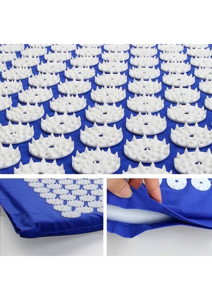 Mor Mat Sadece 62*38 cm Masaj Minderi Masaj Mat Akupunktur Geri Vücut Ağrısını Rahatlatmak Spike Mat Akupunktur Yoga Mat/yastık (Yurt Dışından) indirimleri