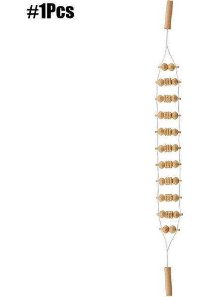 1 Adet Ahşap Sırt Masajı Rulo Halat Ahşap Terapi Masaj Aletleri Vücut Şekillendirici Aletler Vücut Şekillendirme Için, Kas Masajı Relax (Yurt Dışından)