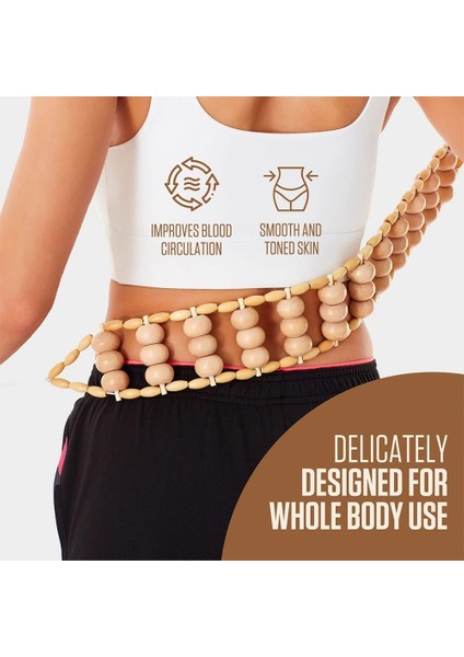 1 Adet Ahşap Sırt Masajı Rulo Halat Ahşap Terapi Masaj Aletleri Vücut Şekillendirici Aletler Vücut Şekillendirme Için, Kas Masajı Relax (Yurt Dışından) modelleri