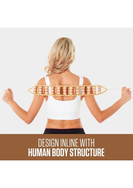 1 Adet Ahşap Sırt Masajı Rulo Halat Ahşap Terapi Masaj Aletleri Vücut Şekillendirici Aletler Vücut Şekillendirme Için, Kas Masajı Relax (Yurt Dışından) fırsatları