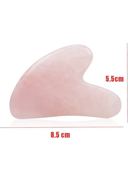 Pembe Gösterildiği Gibi Doğal Yeşim Taşı Gua Sha Masaj Tahtası Gül Kuvars Guasha Plaka Yeşim Yüz Masajı Kazıyıcılar Araçları Yüz Boyun Arka Vücut (Yurt Dışından) fiyatları