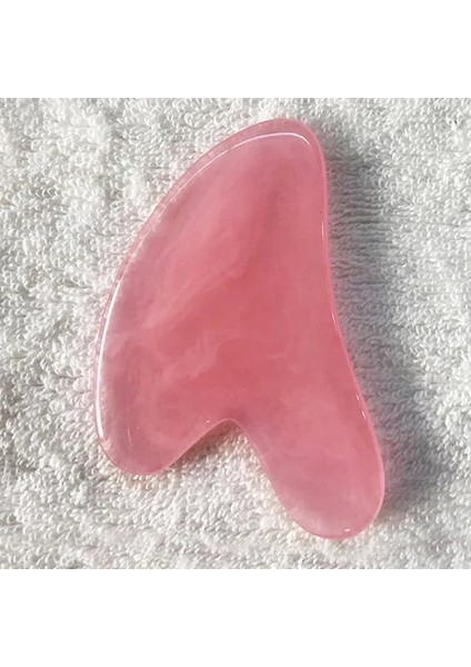 Reçine Pembe Gua Sha Kazıyıcı Tahta Masaj Doğal Reçine Yeşim Taşı Guasha Yüz Cilt Bakımı Güzellik Spa Masaj Aracı Yüz Boyun Cilt Vücut (Yurt Dışından)