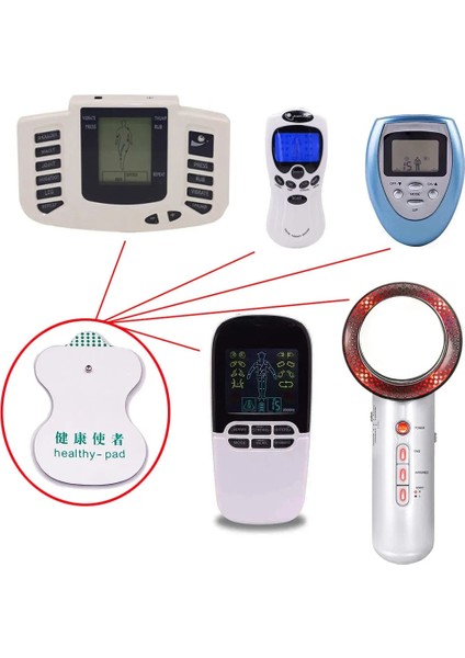 50 Adet (25 Çift) 100/50 Adet Kendinden Yapışkanlı Yedek Onlarca Elektrot Pedleri Kare Kas Stimülatörü Elektrikli Dijital Makine Masajı Çıkartmalar (Yurt Dışından) modelleri