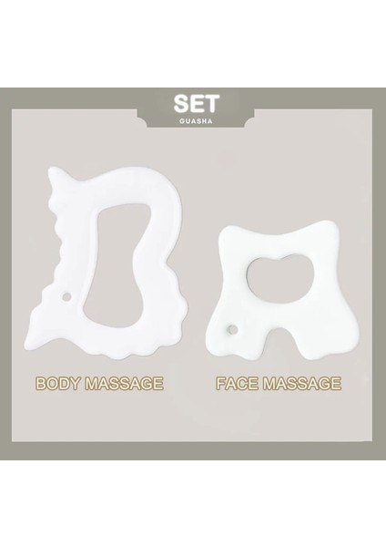 Seti Seramik Gua Sha Araçları Yüz Gua Sha Kazıyıcı Kurulu Guasha Masajı Slimmer Vücut Şekillendirici Cilt Sıkma Spa Akupunktur Aracı (Yurt Dışından) fiyatları