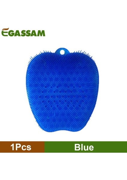 Mavi 1 Adet Ayak Scrubber Duşta Kullanım Için, Ayak Temizleyici ve Duş Ayak Masajı Erkekler Kadınlar Için Ağrılı Ayakları Yatıştırmak Için - Kaymaz Emme (Yurt Dışından)