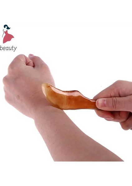 G 1 Adet Reçine Tarak Kafa Masajı Geniş Dişli Tarak Spa Guasha Saç Derisi Yüz Göz Masaj Fırçası Saç Bakımı Aracı (Yurt Dışından)