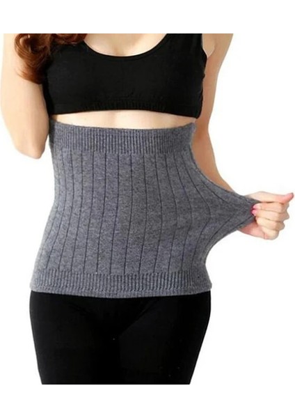 Gri 1 Adet Kadın Kaşmir Isıtıcı Bel Kemerleri Sırt Desteği Sarıcı Kemer Spor Bel Desteği Elastik Sırt Masajı Bel Masaj Aletleri (Yurt Dışından)