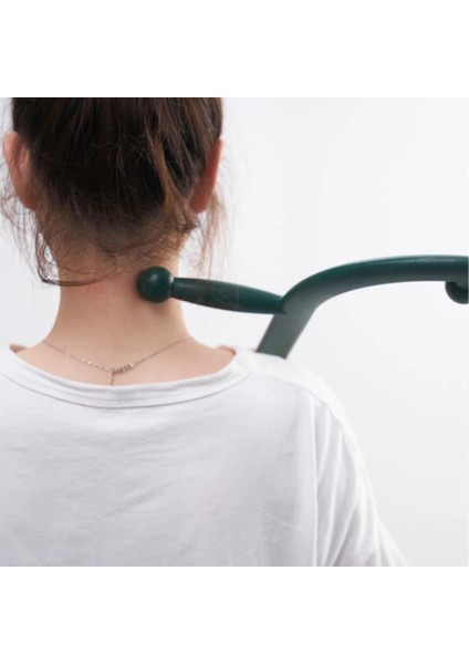 Yeşil Sırt Masajı Kanca Tetik Noktası Kendini Masaj Sopa Terapötik Manuel Masaj Kas Tetik Noktası Aracı Terapötik Gevşeme (Yurt Dışından) indirimleri