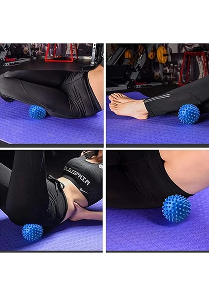 Pembe 7.5 cm Pvc Dikenli Masaj Topu Refleksoloji Stres Giderici Rulo Topu Spor Fitness Rölyef Plantar Fasiit Rahatlatıcı Egzersiz Topu (Yurt Dışından) indirimleri