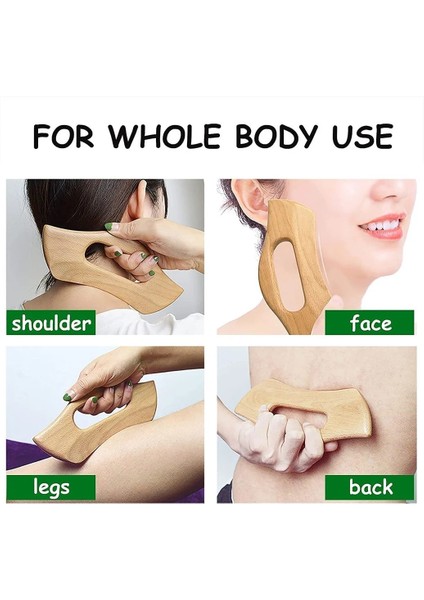 Stil C-1 Adet Ahşap Tekne Şekli Kazıma Tahtası Lenfatik Drenaj Gua Sha Masaj Aletleri Anti Selülit, Kas Yorgunluğunu Gidermek, Akupunktur Noktası Masajı (Yurt Dışından) indirimleri