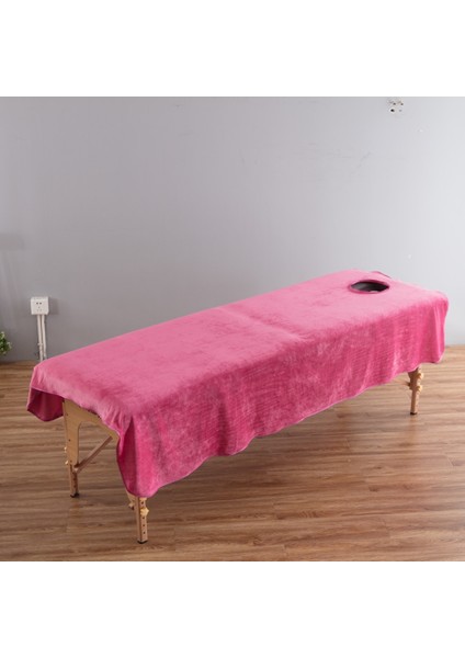 RUSSET-80X190CM Kristal Kadife Güzellik Masaj Masa Örtüsü Yüz Delikli Yüz Yatak Örtüsü Salon Çarşafları Spa Masaj Yatağı Masa Örtüleri (Yurt Dışından) indirimleri