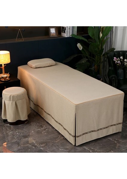Yatak Örtüsü Micah Kare 180X60 cm Kozmetik Pamuk ve Keten Yatak Örtüsü Çarşaf Lüks Madencilik Kulak Masaj Yatağı Salon Tek Kapak (Yurt Dışından)