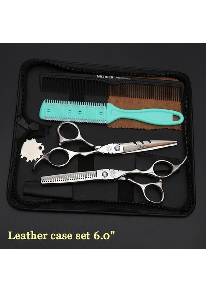 6ctcase1-Lzkk-2 5.5 6.0 Sıcak Profesyonel Kuaförlük Makas Saç Kesme Makas Saç Profesyonel Berber Makası Saç Kesme Salon Makas Seti (Yurt Dışından)