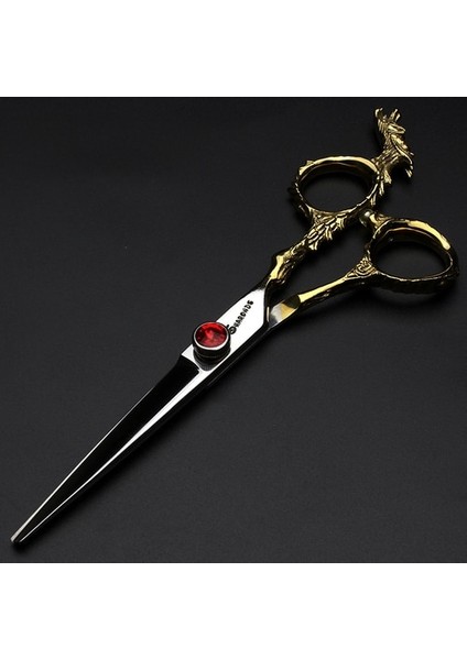 Stil C Kesim Orijinal Yeni Kuaförlük Makas Profesyonel 6 Inç Berber Makası Saç Stilisti Özel Makas Düz Diş Makas (Yurt Dışından)