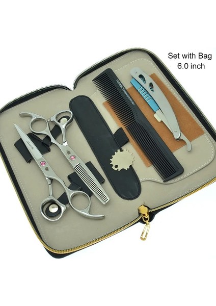 A0035C-01-60 Smith Chu 5.5/6/6.5/7 Inç Profesyonel Kuaförlük Makas Berber Saç Kesme Inceltme Makası Salon Saç Kesimi Malzemeleri A0035C (Yurt Dışından) fiyatları