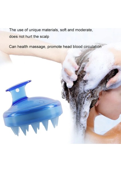 Siyah El Silikon Saç Derisi Şampuan Masaj Fırçası Yıkama Duş Saç Masaj Temiz Fırça Banyo Duş Saç Temizleme Fırçası Tarak (Yurt Dışından) modelleri