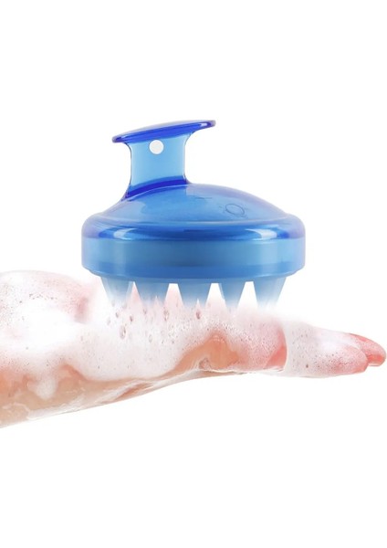 Siyah El Silikon Saç Derisi Şampuan Masaj Fırçası Yıkama Duş Saç Masaj Temiz Fırça Banyo Duş Saç Temizleme Fırçası Tarak (Yurt Dışından) fırsatları