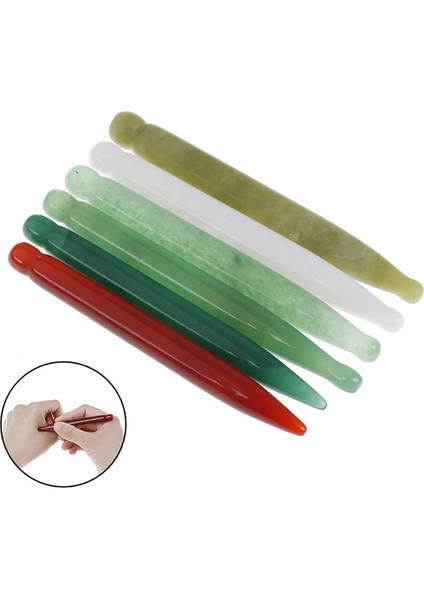 Doğal Yeşim Guasha Kazıma Yüz Masaj Değnek Terapi Sopa Noktası Guasha Faical Masaj Tedavisi Sıcak (Yurt Dışından) fiyatları