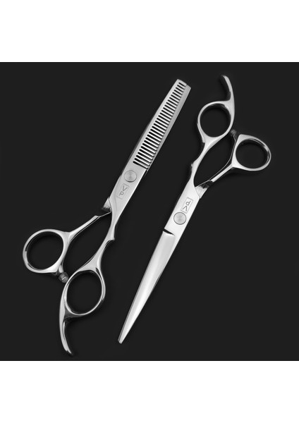 Kesme ve Inceltme 6 Inç Saç Makas Profesyonel Kuaförlük Makas Berber Saç Makas Seti Salon Saç Kesimi Inceltme Makas Japonya 440C Çelik (Yurt Dışından)