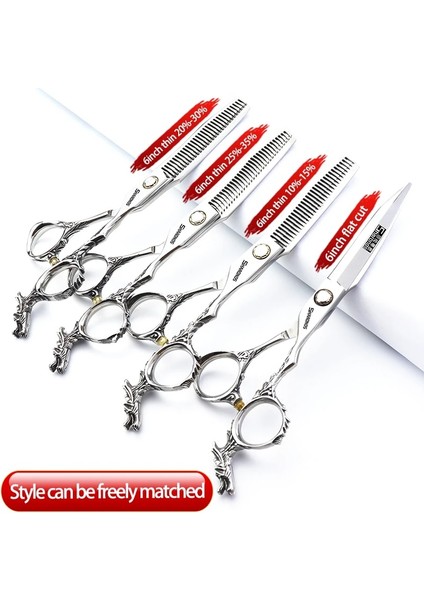 6 Inç Inceltme Profesyonel Saç Makası Saç Kesimi Makas 6.0 Inç Yüksek Kaliteli Kesme Saç Kesimi Makas Seti (Yurt Dışından) indirimleri