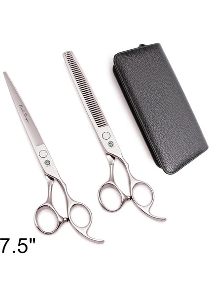 Z1006-D-75Y Saç Makas 5 "5.5" 6" 7" 7.5" 8" Japonya Paslanmaz Kuaförlük Makas Seti Kesme Makası Bakım Makas Berber Dükkanı Z1006 (Yurt Dışından)