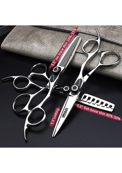 6 Inç Kesim 5/5.5/6 Inç Sharonds Kuaförlük Makas Profesyonel Kuaför Makas Traceless Diş Makas Kombinasyonu Aracı (Yurt Dışından) fiyatları