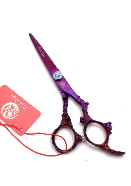 Z9005-B Hei C 5.5n 5.5 "16 cm Titanyum Mor Ejderha Profesyonel Kuaför Makası Inceltme Makası Kesme Makası Salon Saç Makası Z9005 (Yurt Dışından) fiyatları