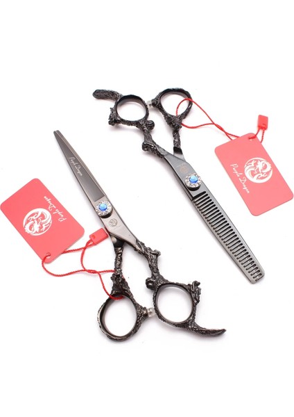 Z9005-B Hei C 5.5n 5.5 "16 cm Titanyum Mor Ejderha Profesyonel Kuaför Makası Inceltme Makası Kesme Makası Salon Saç Makası Z9005 (Yurt Dışından) indirimleri