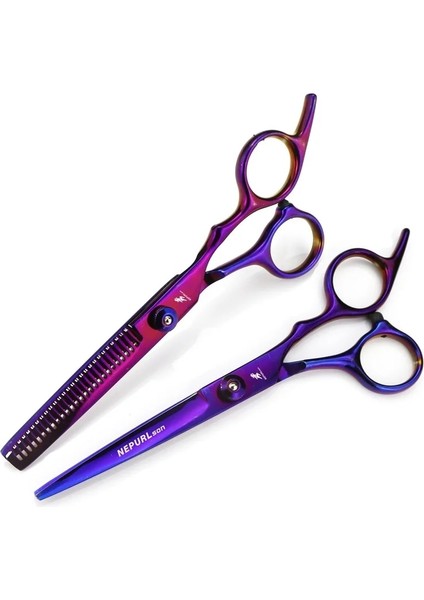 Siyah Diş Kesim Japonya Orijinal 10 Profesyonel Kuaförlük Makas Inceltme Berber Makas Seti Saç Kesme Makas Salon Saç Makası (Yurt Dışından) modelleri